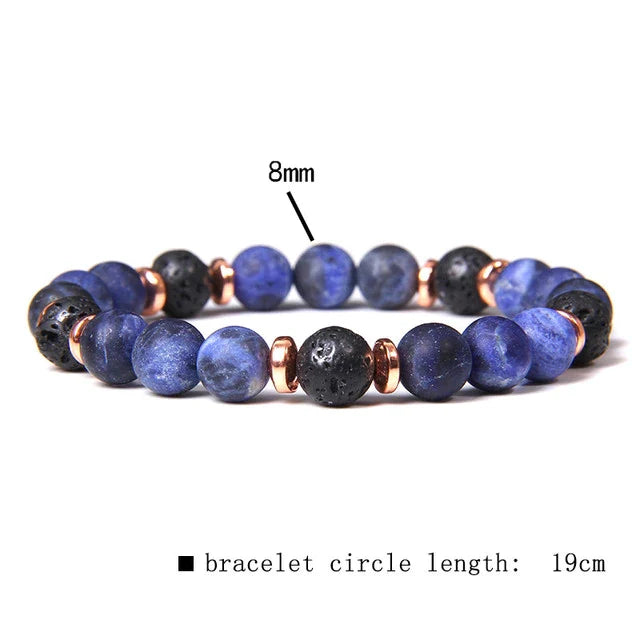 Sodalite Lava Insomnia Aid Bracelet