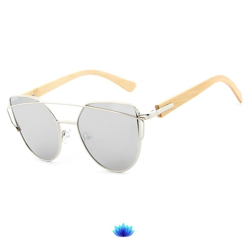 Cat Eye Bamboo Sunglasses