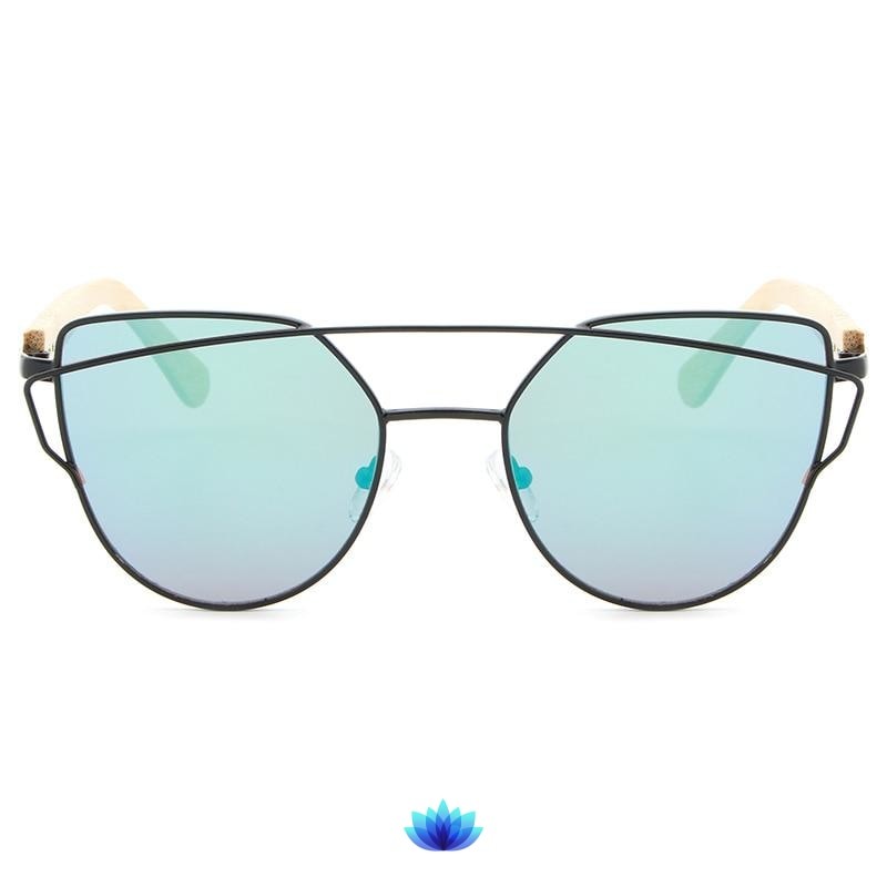 Cat Eye Bamboo Sunglasses